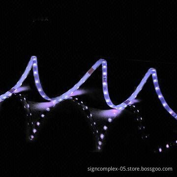 Flexible LED Strip with 120 Degrees Beam Angle, 24V DC Input Voltage, Available in Various Colors